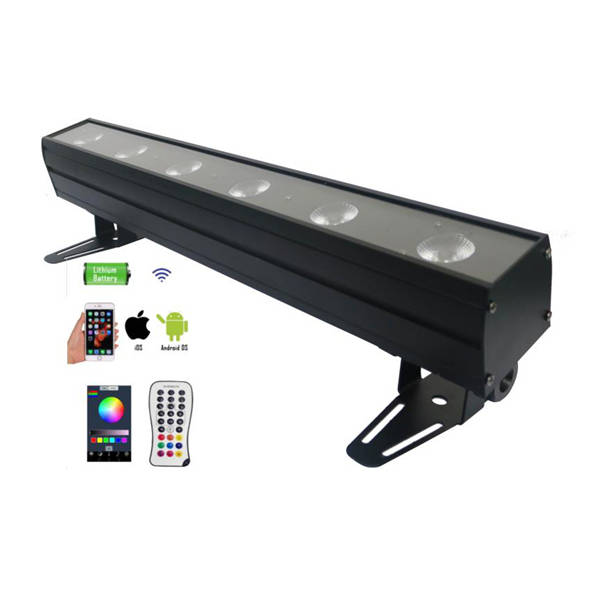 6*12W Wireless Battery LED Bar